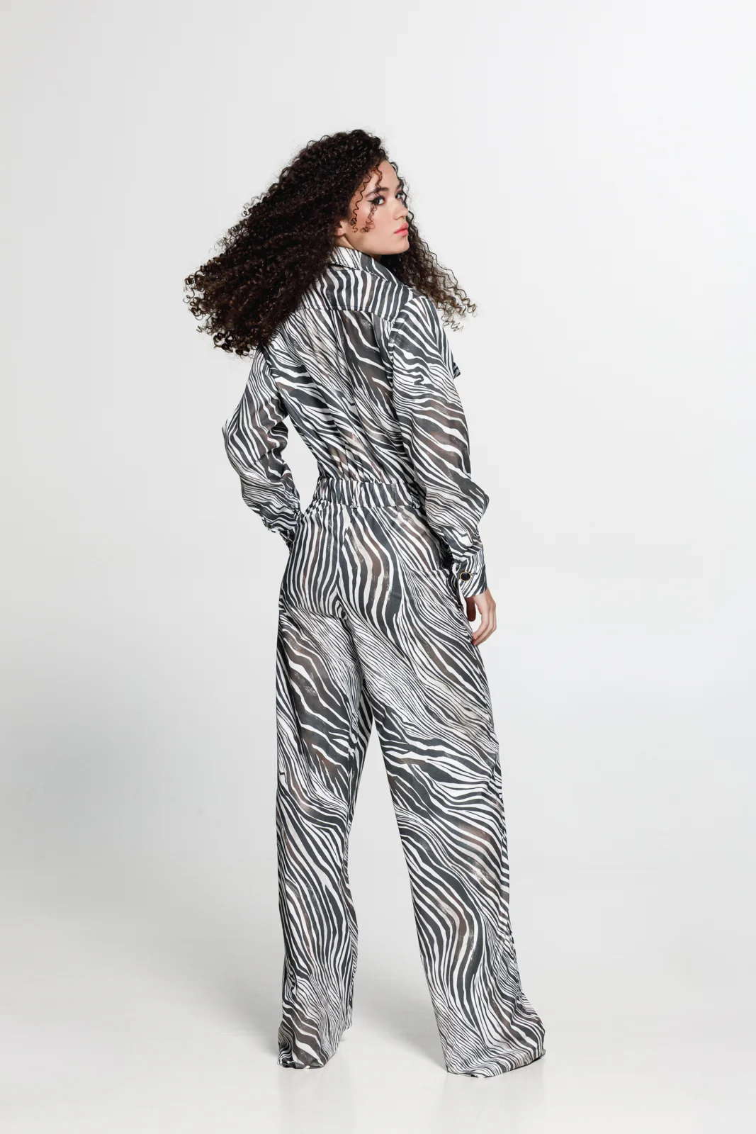 Abey Overall Printed Cream - Image 3