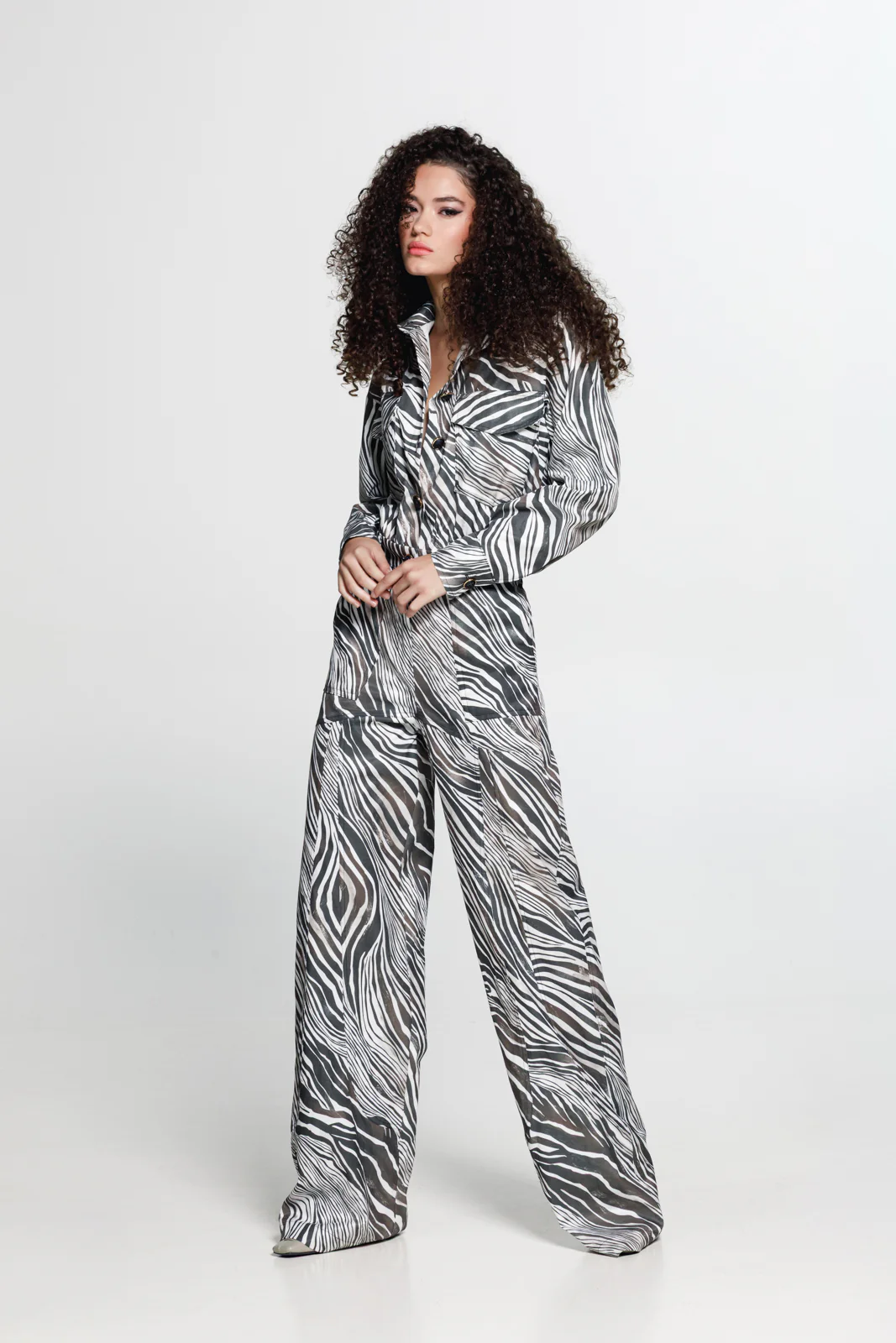 Abey Overall Printed Cream - Image 5