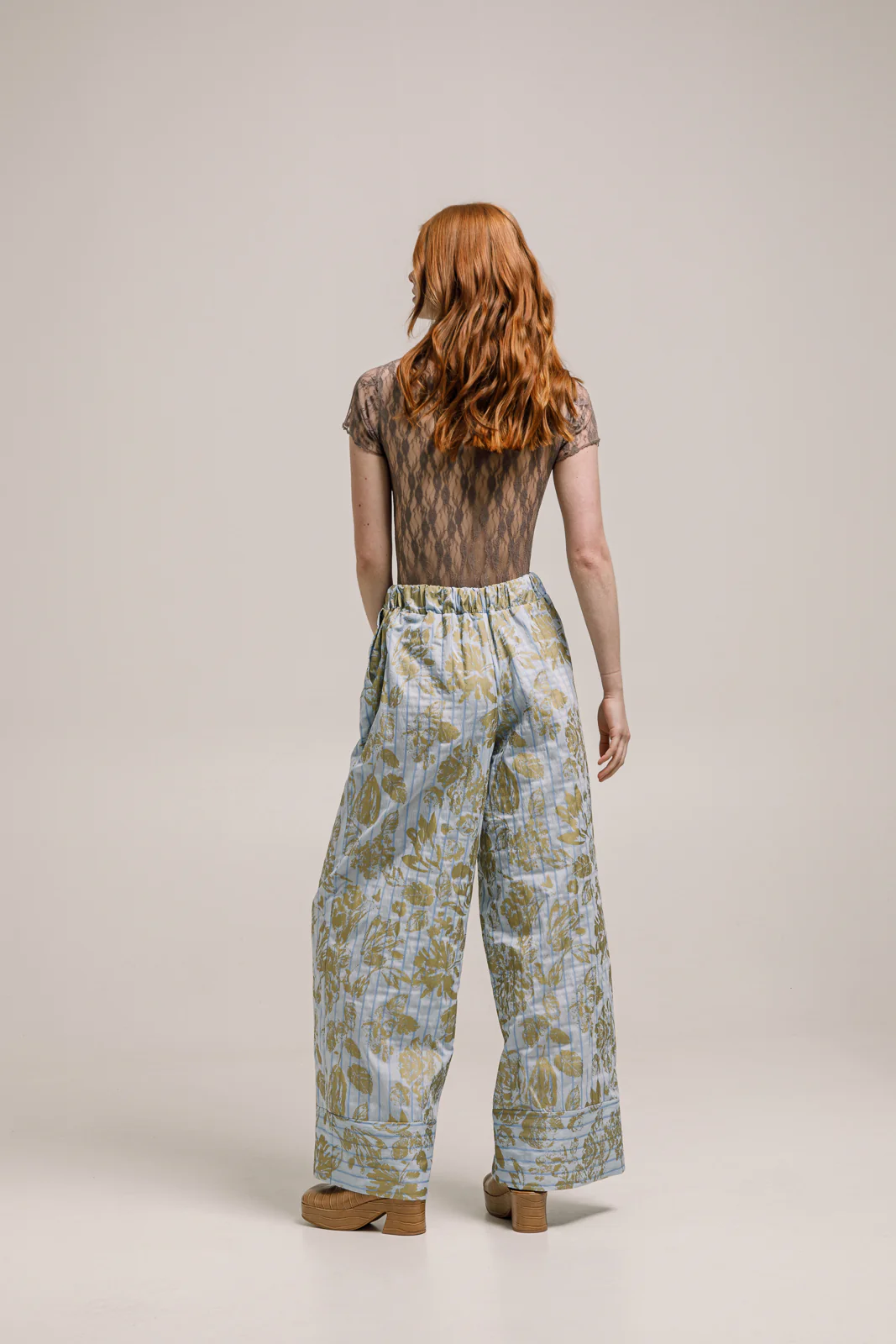 Achack Pants Printed Light Blue - Image 3