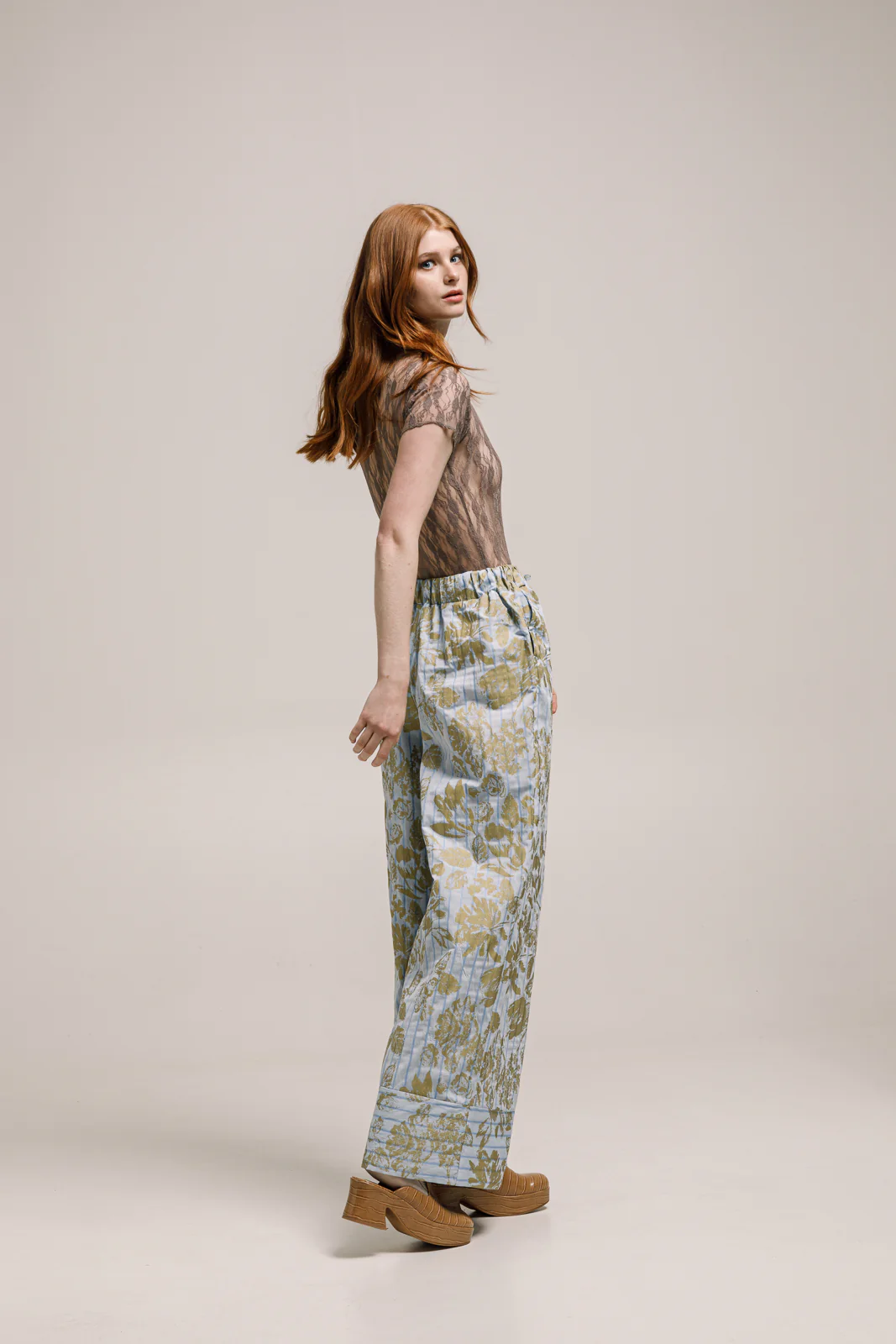Achack Pants Printed Light Blue - Image 5
