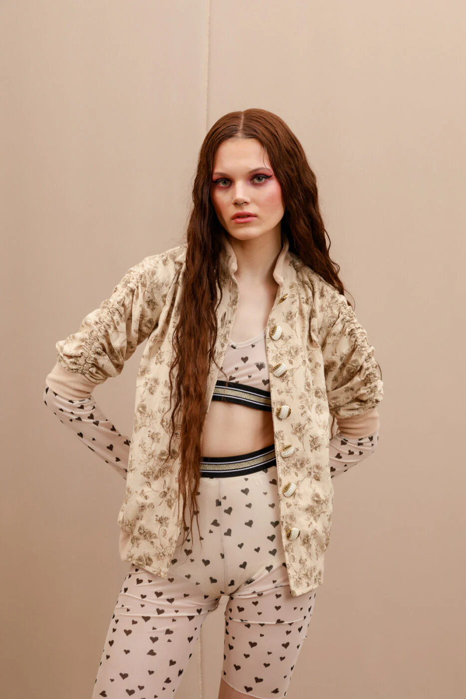 Adoerte Bralette Printed Vanilla - Image 4