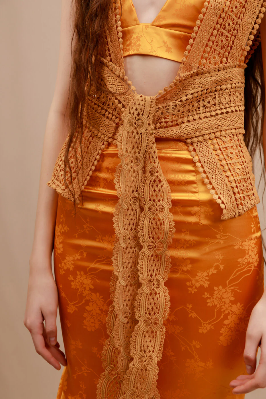 Akule Midi Skirt Dijon - Image 3