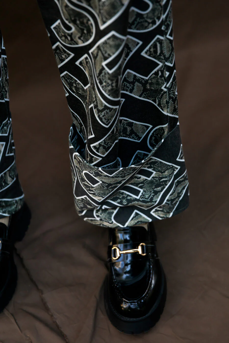 Chardon Logo Pants Printed Black - Image 3