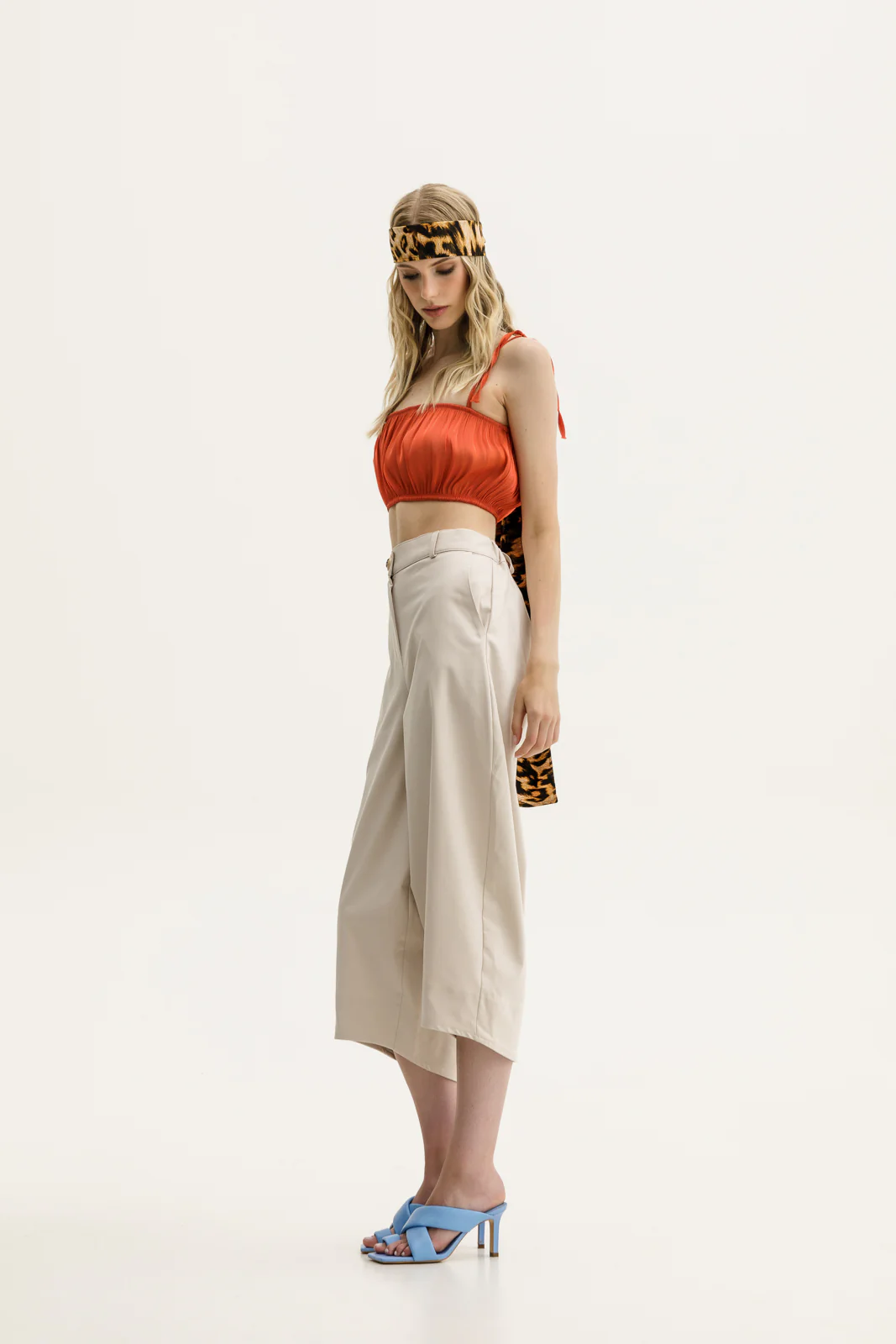 Chogan Cropped Pants Vanilla - Image 3