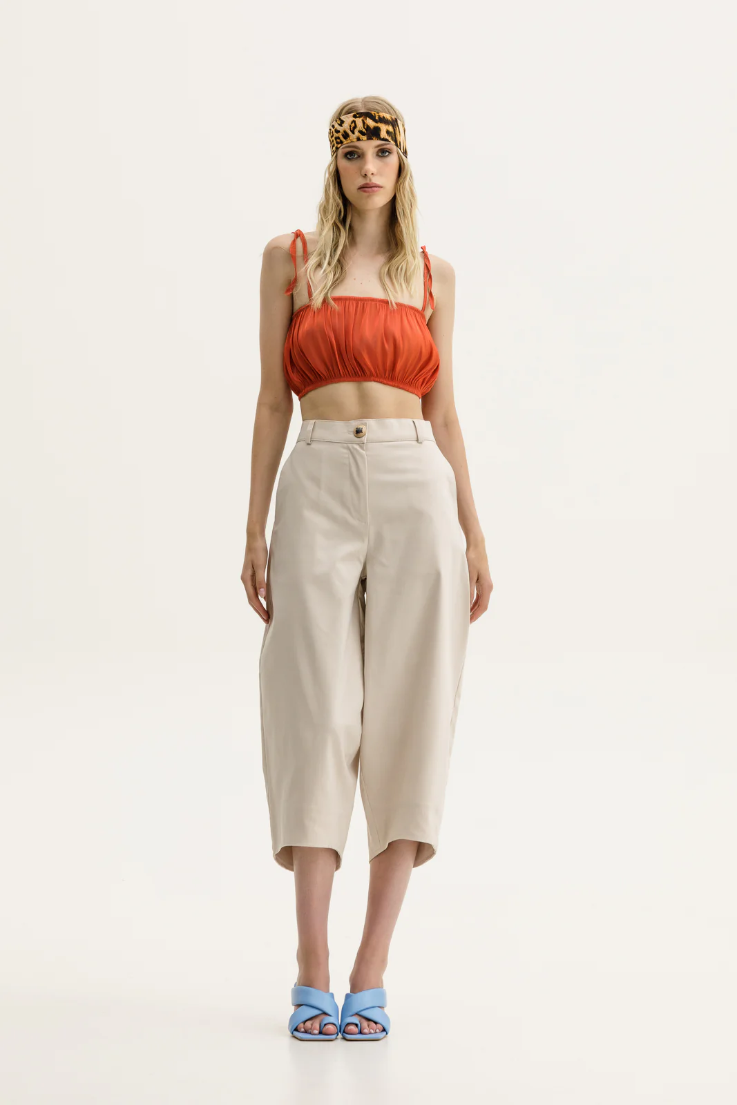 Chogan Cropped Pants Vanilla - Image 5