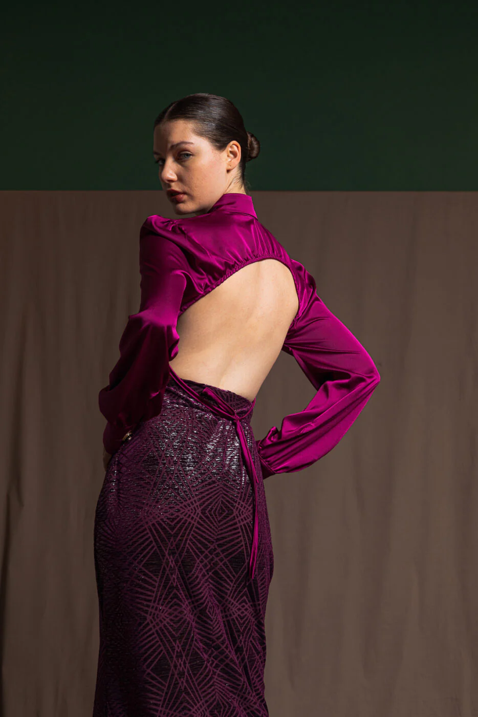 Ciquala Skirt Velvet Magenta - Image 5