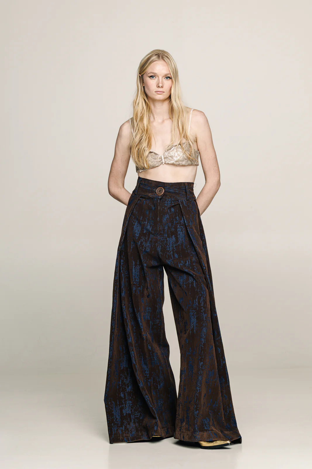 Eclipse Pants Denim Brown - Image 5