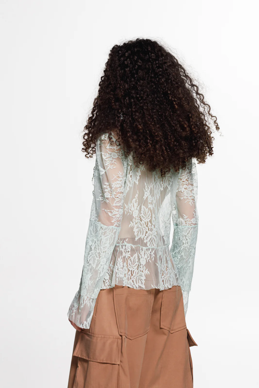 Elan Lace Shirt Mint - Image 6
