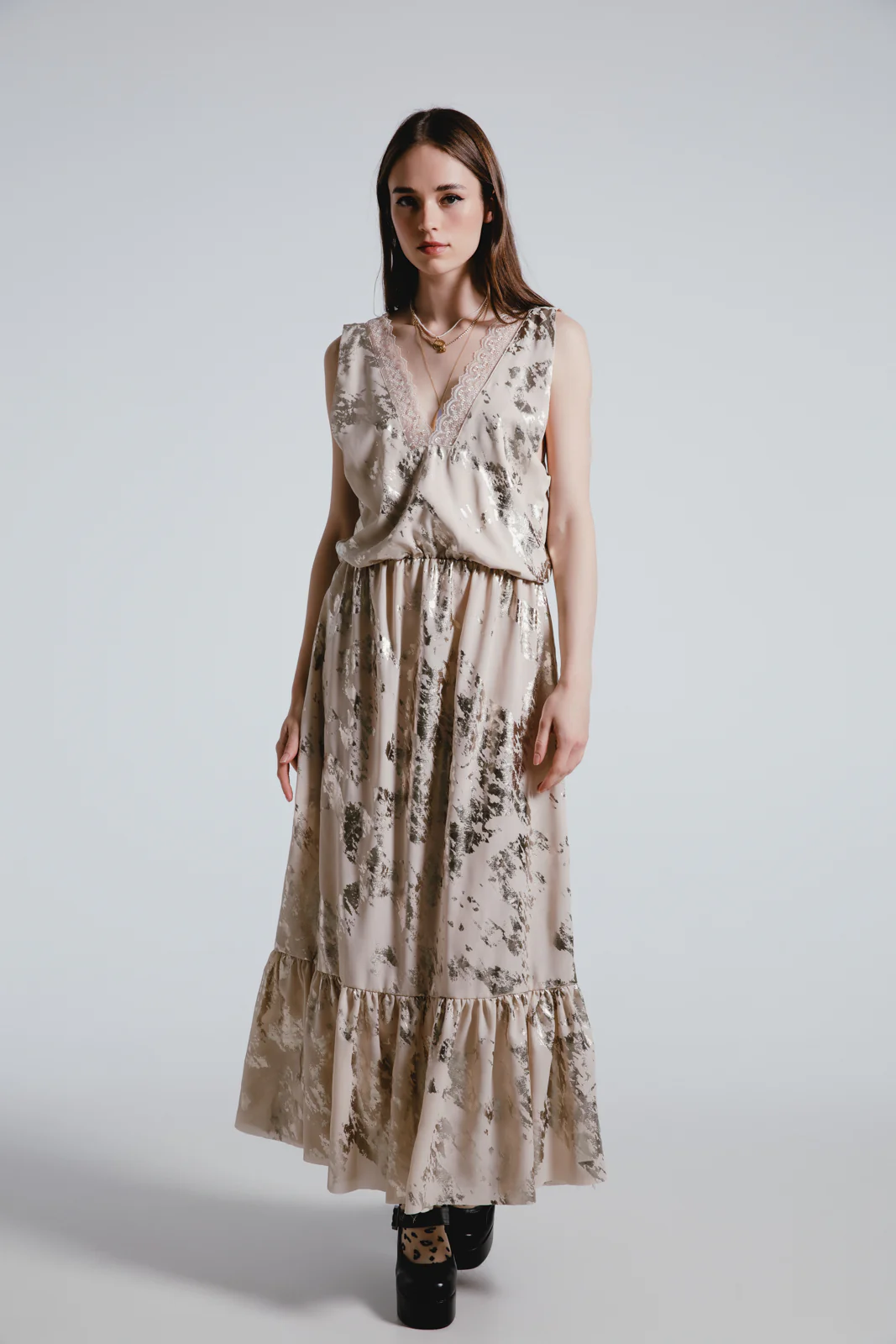 Enli Maxi Dress Vanilla - Image 4