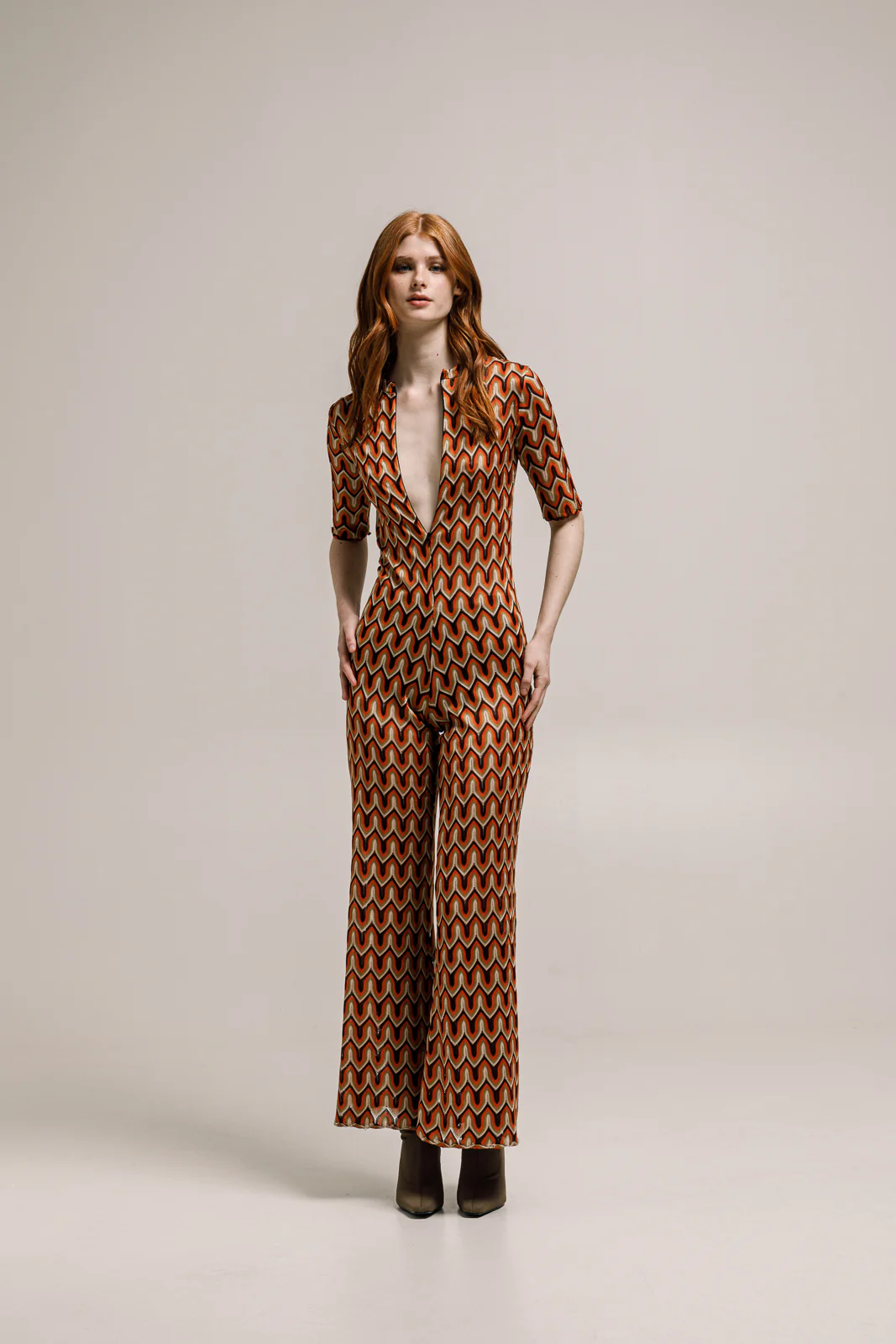 Fabi Overall Printed Ginger - Image 4