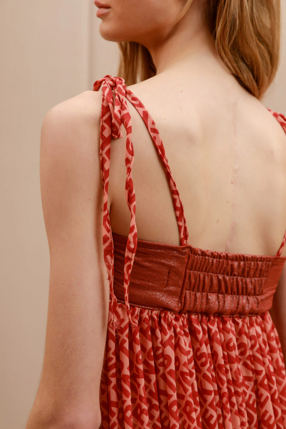 Gad Logo Dress Rust - Image 5