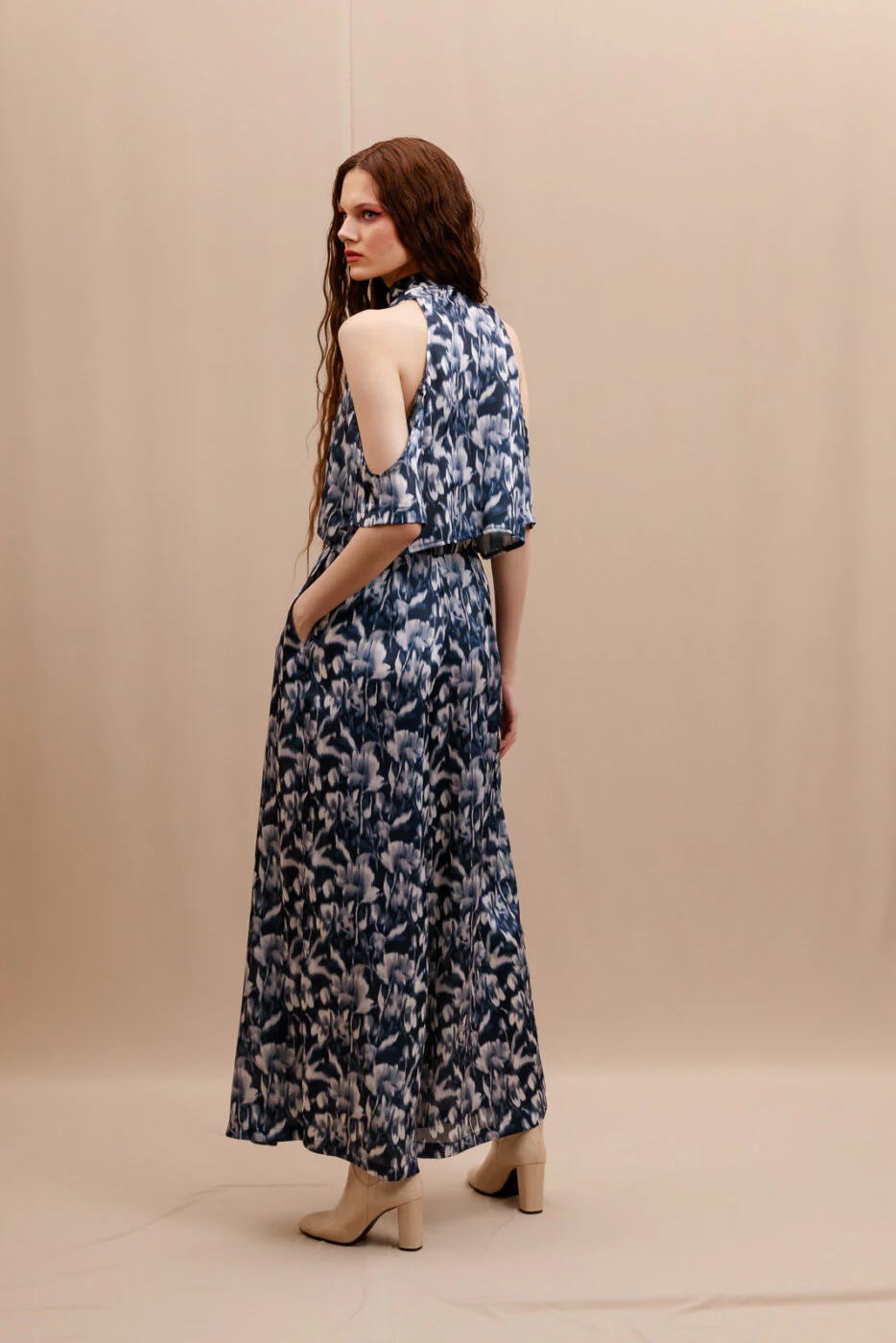Hakan Pants Printed Blue - Image 5