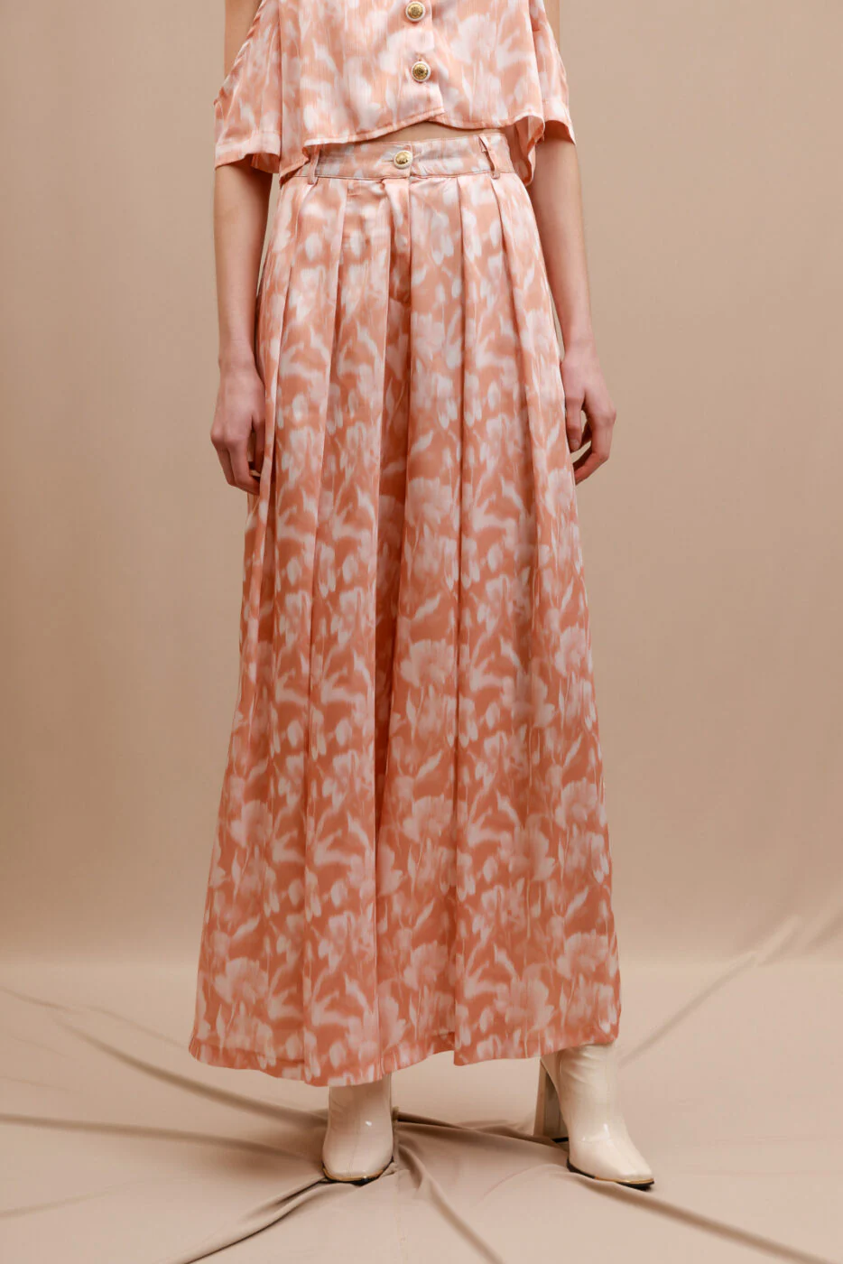 Hakan Pants Printed Peach - Image 3