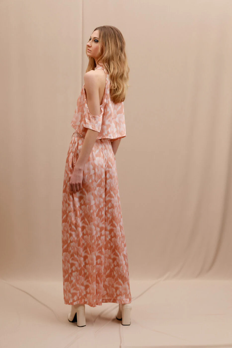 Hakan Pants Printed Peach - Image 4