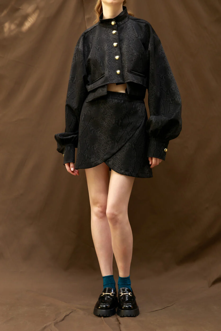 Hopi Mini Skirt Printed Black - Image 2