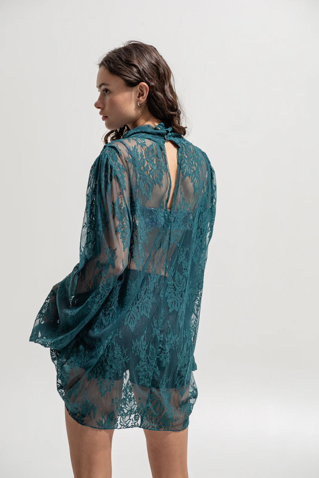 Kai Top Dress Teal Blue - Image 6