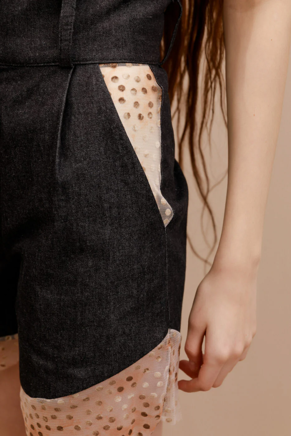 Leyti Shorts Denim Black - Image 4