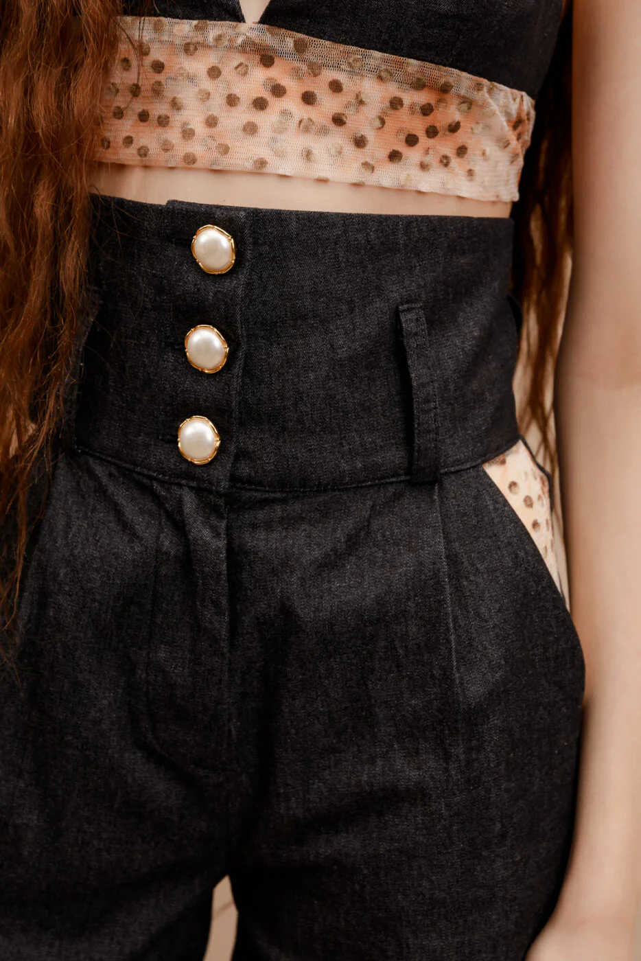 Leyti Shorts Denim Black - Image 6