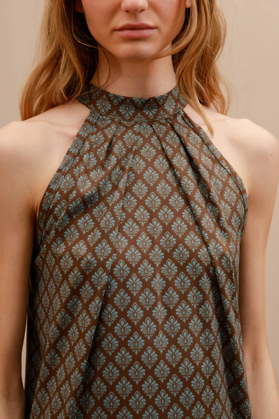 Lonato Dress Printed Brown - Image 3