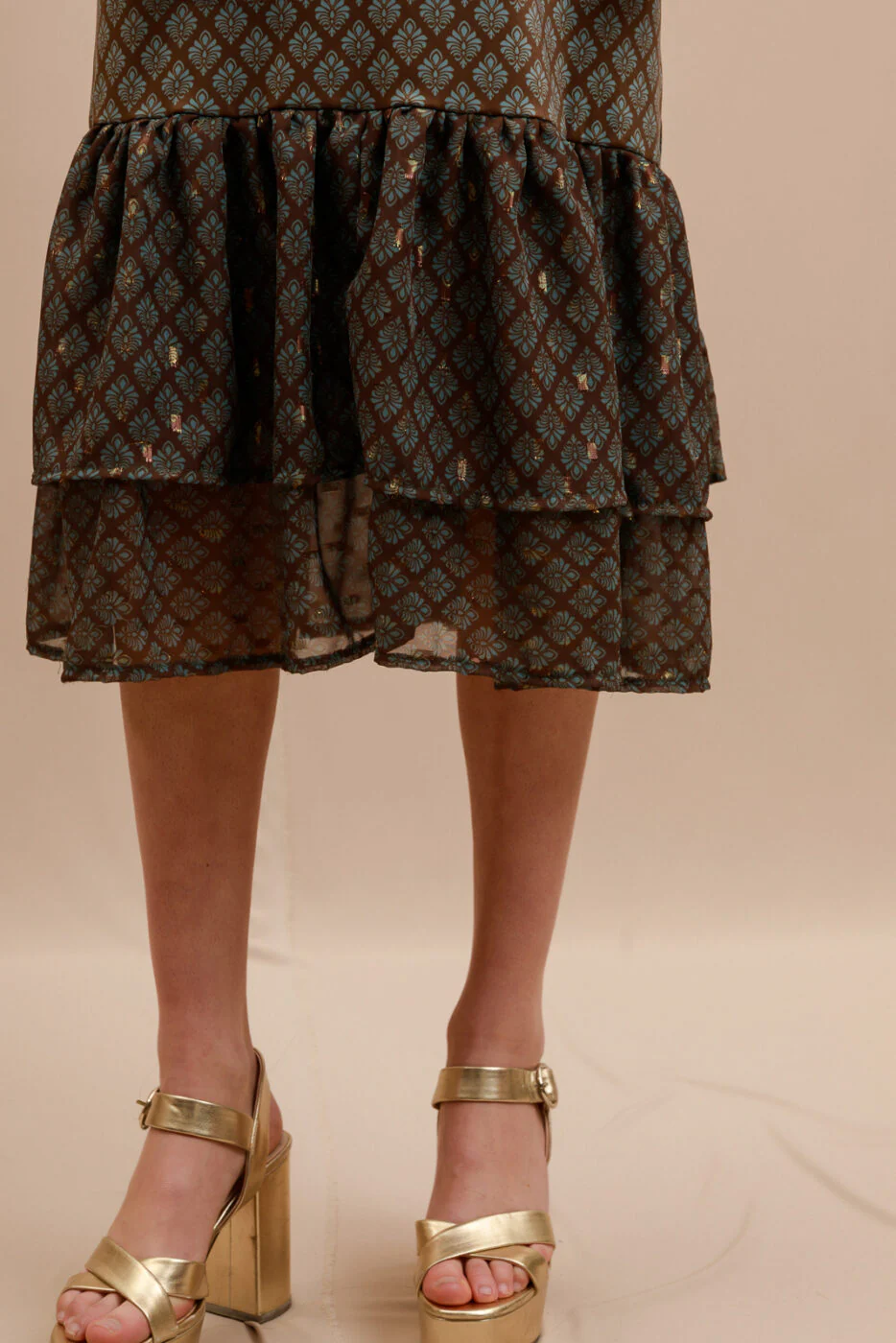 Lonato Dress Printed Brown - Image 4