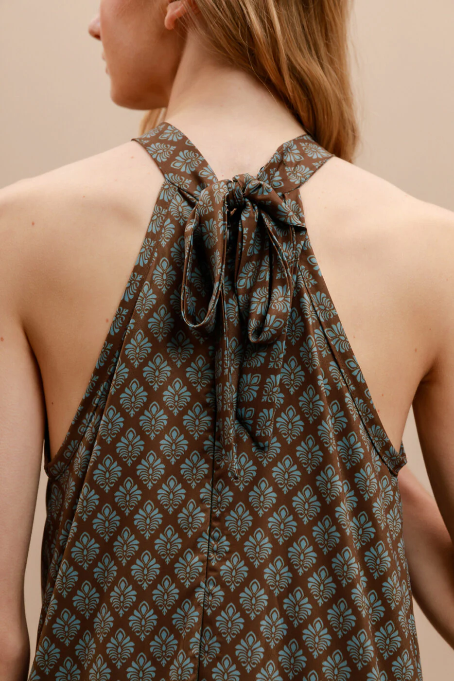 Lonato Dress Printed Brown - Image 6