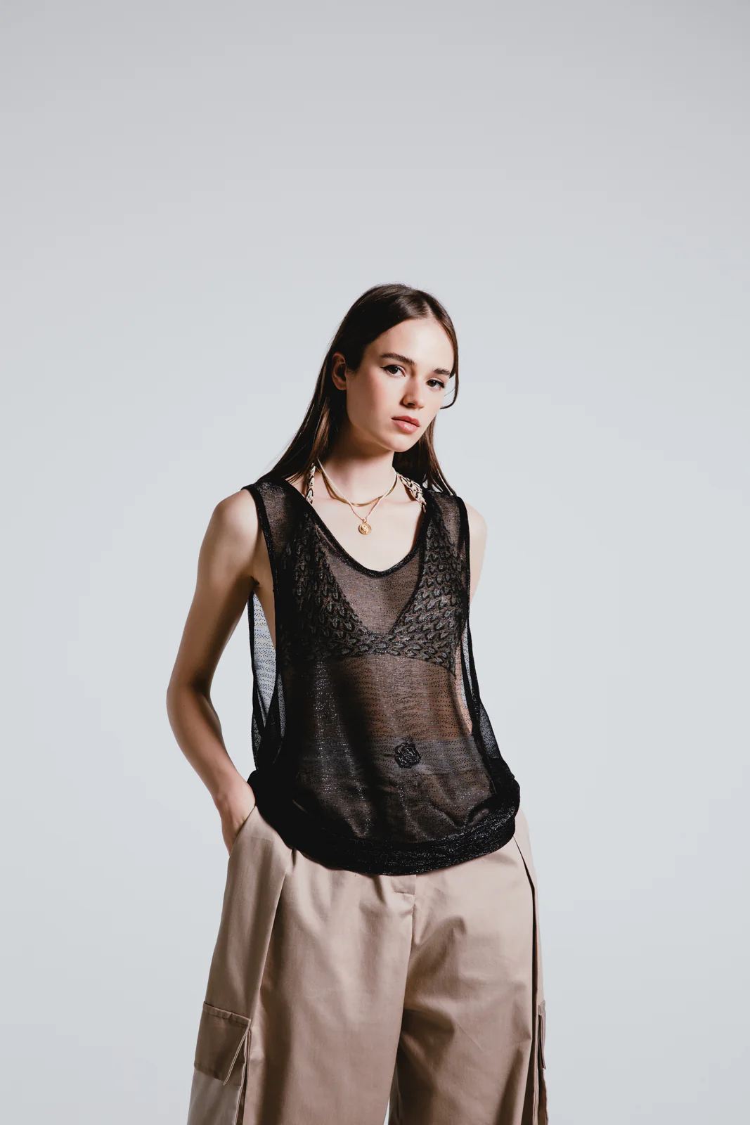 Lye Tank Top Black - Image 2