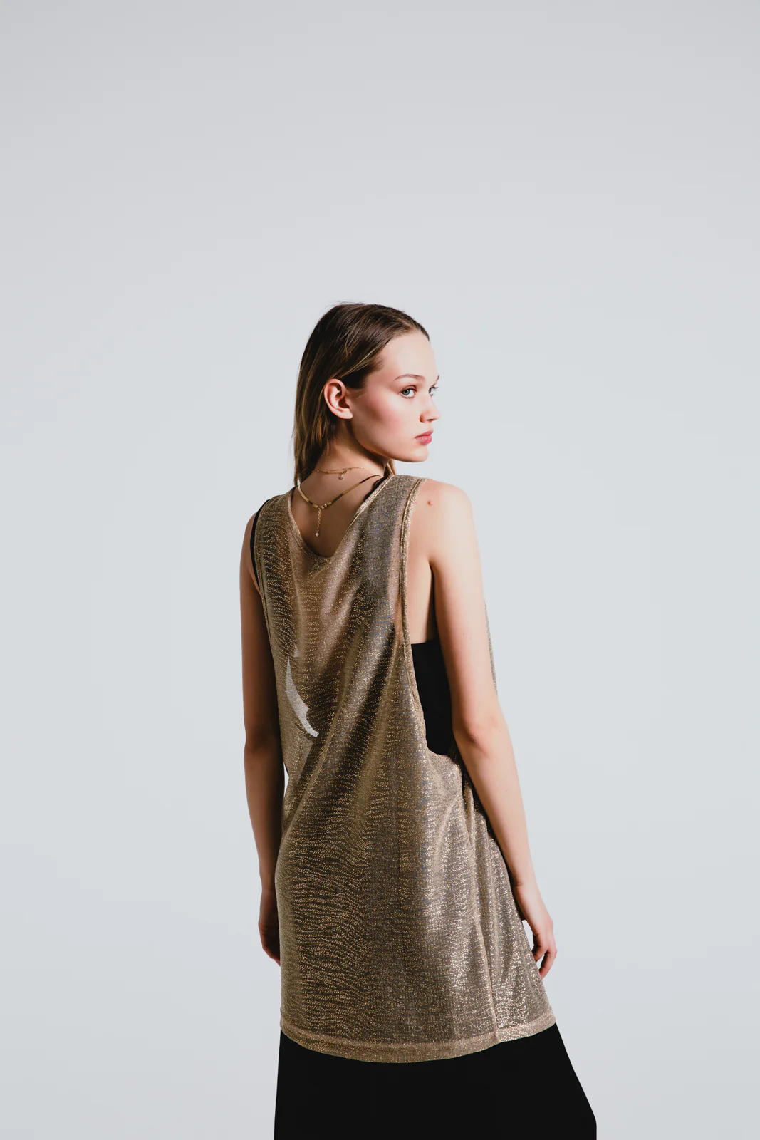 Lye Tank Top Gold - Image 3