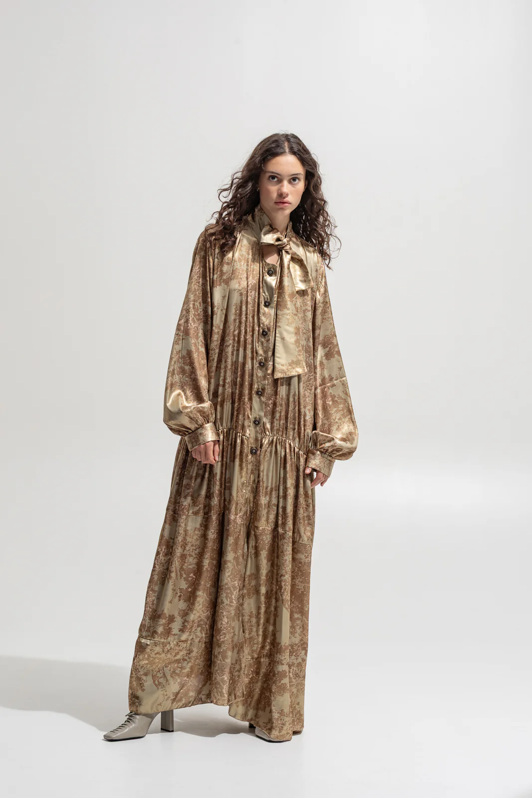 Mahala Dress Printed Sage Green - Image 2