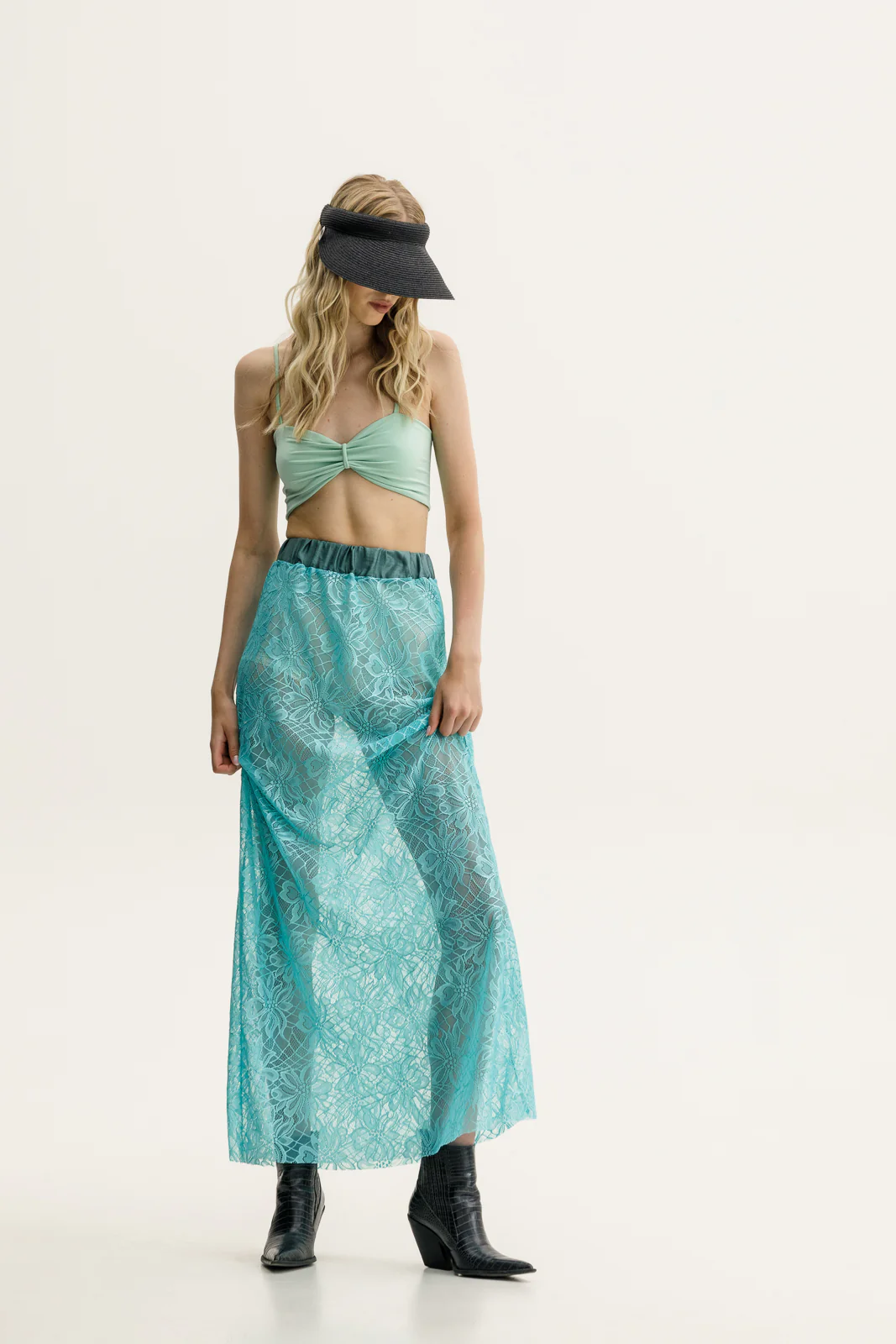 Makya Skirt Aqua Blue - Image 2