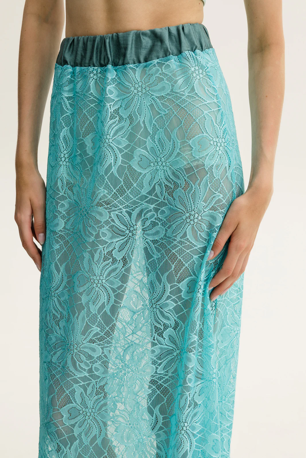 Makya Skirt Aqua Blue - Image 4