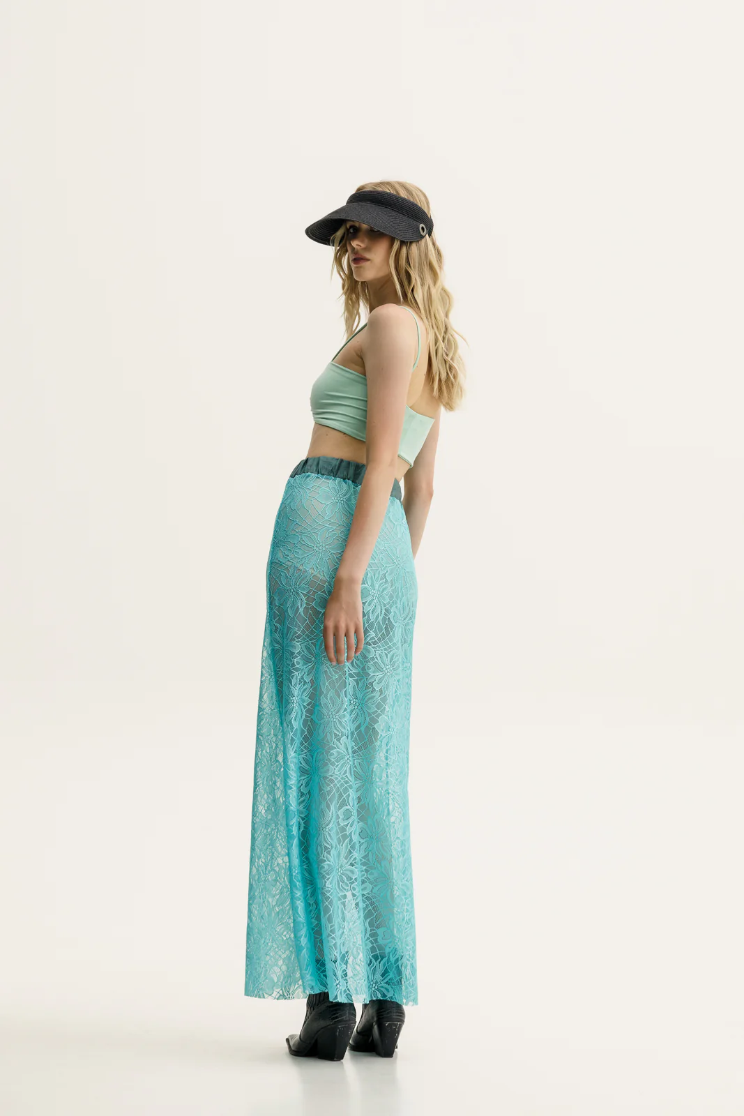 Makya Skirt Aqua Blue - Image 6