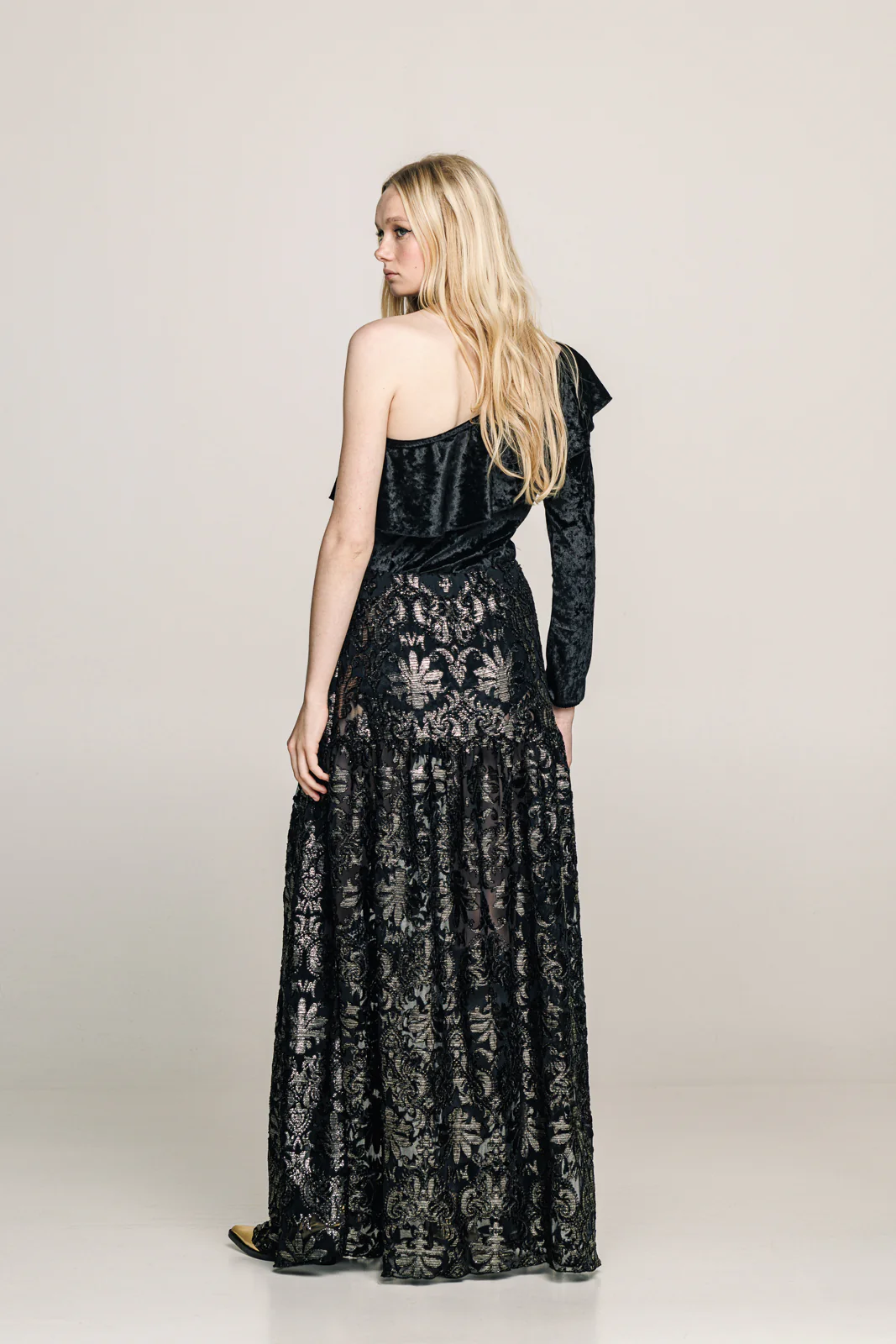 Motega Skirt Embroidered Gold - Image 4