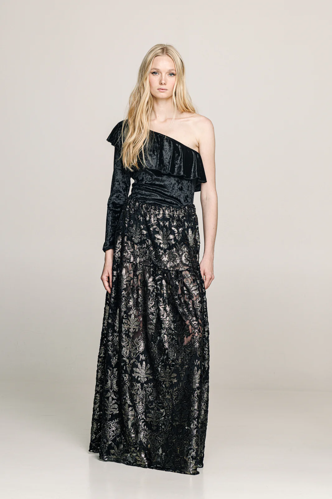 Motega Skirt Embroidered Gold - Image 5
