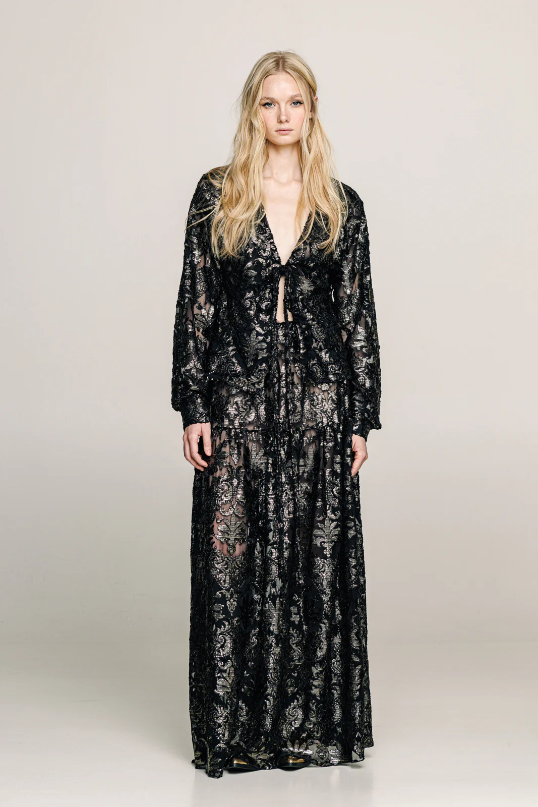 Motega Skirt Embroidered Gold - Image 6