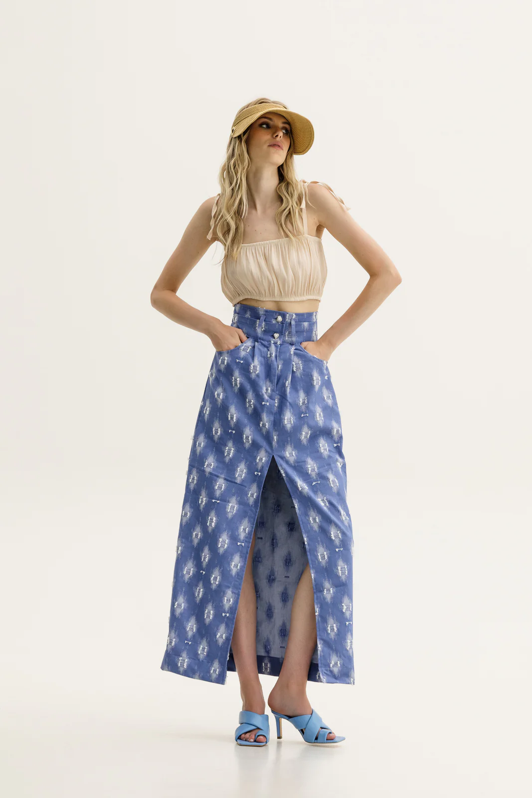 Nadra Skirt Denim Blue - Image 4