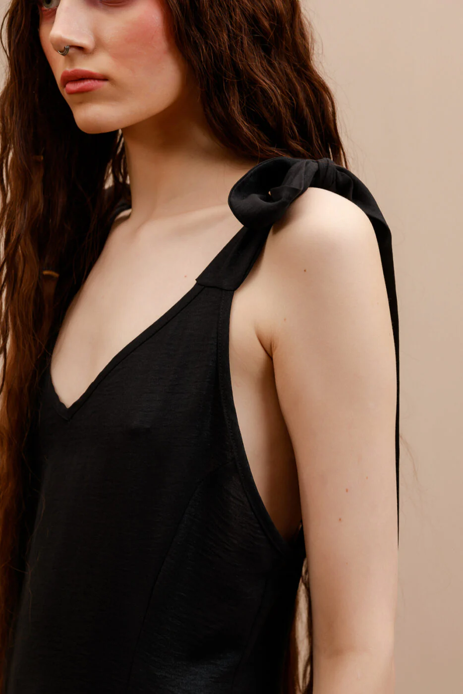 Niyol Slip Dress Black - Image 3