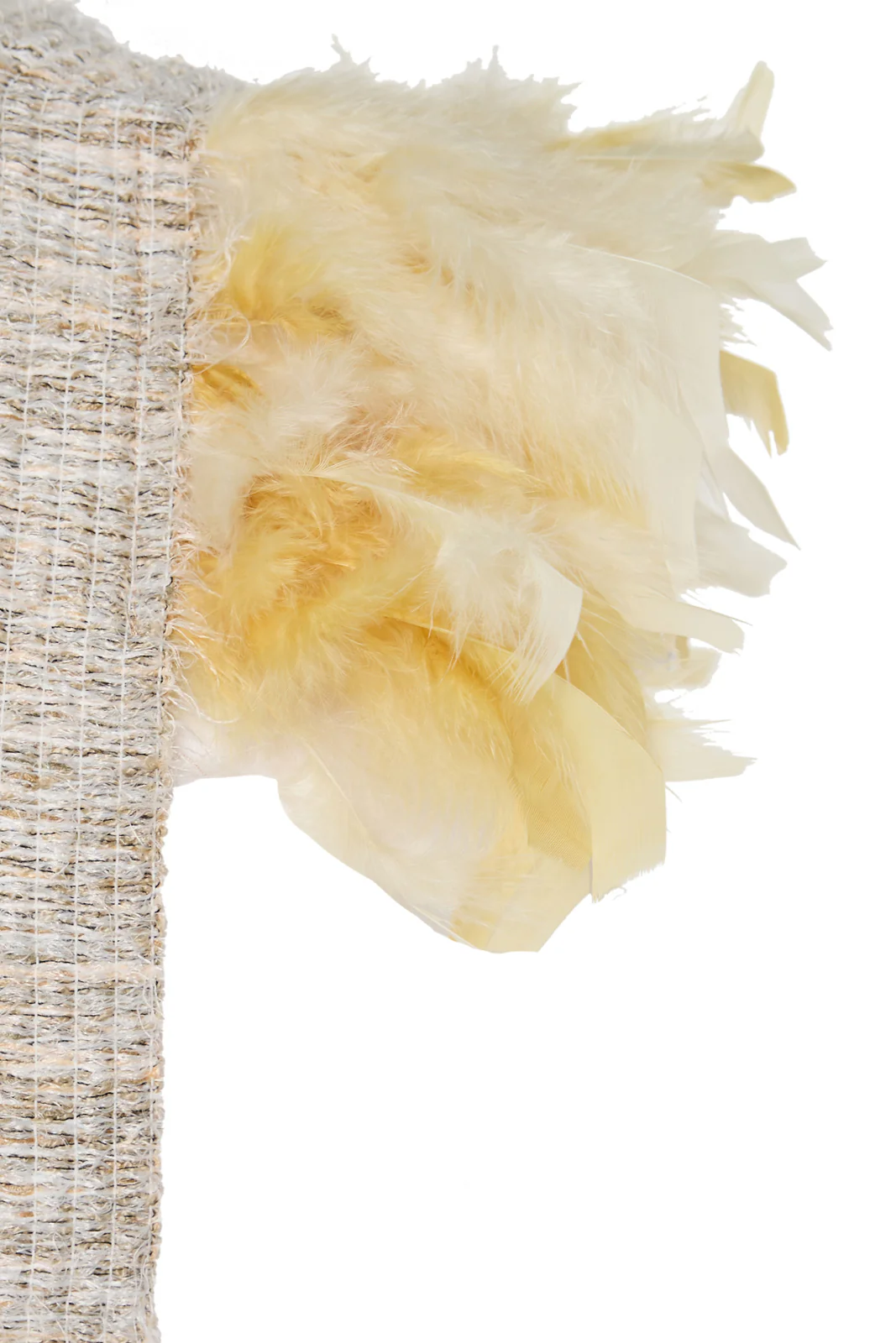Rahel Feathered Vest Yellow - Image 7