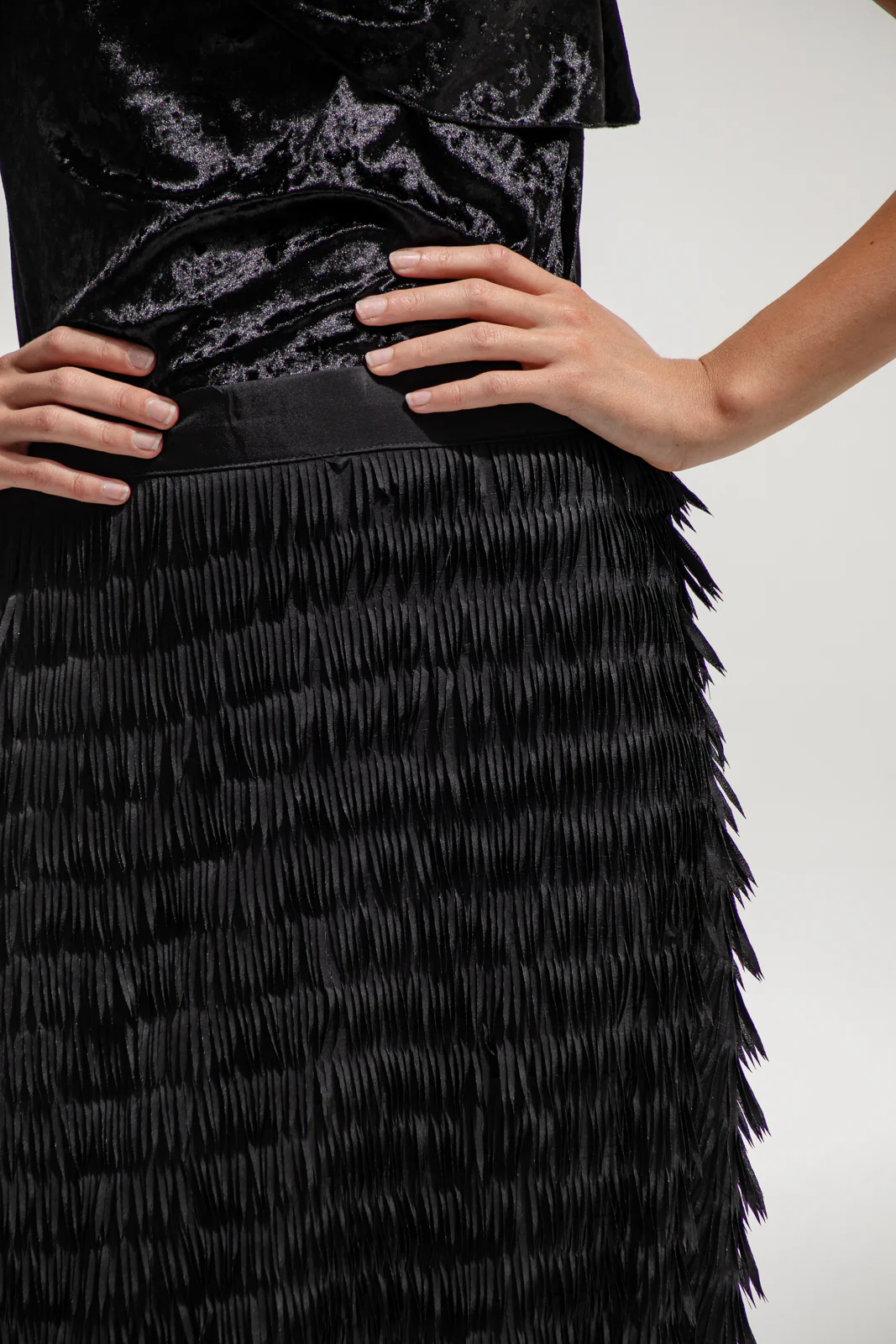 Ogima Maxi Skirt Black - Image 3