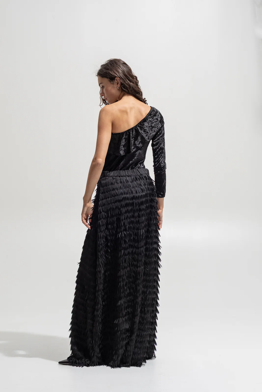 Ogima Maxi Skirt Black - Image 4