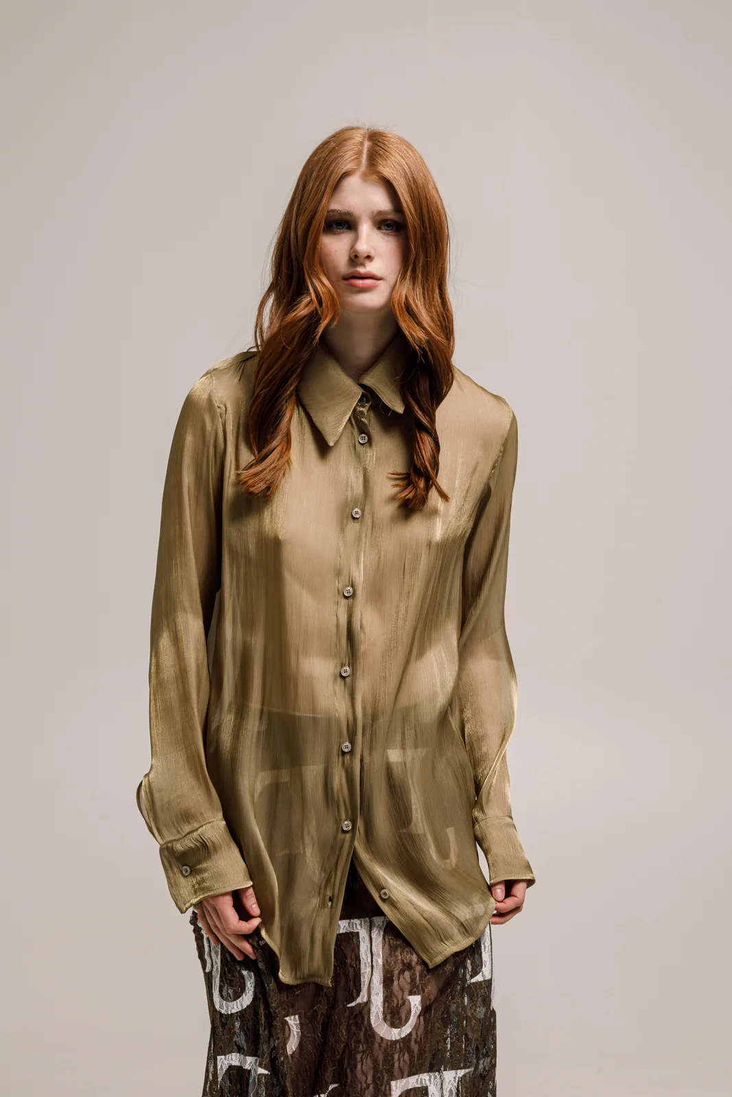 Olina Shirt Army Green - Image 2