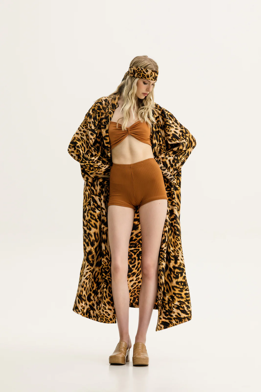 Pacho Robe Printed Copper - Image 4