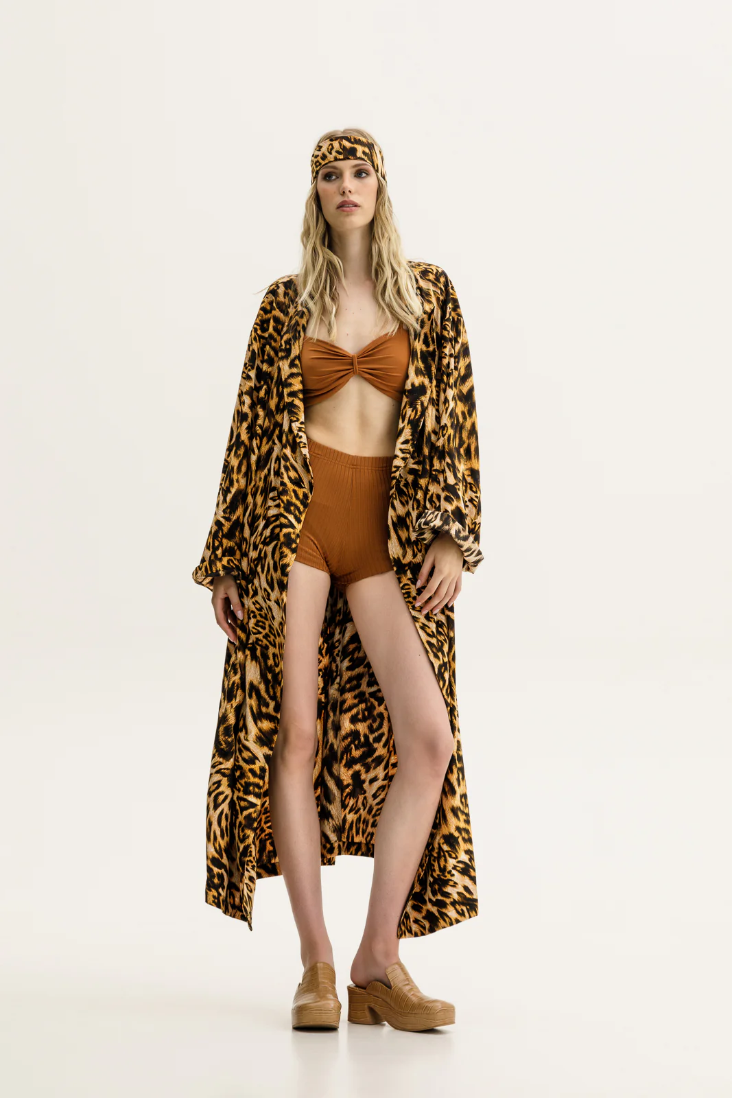 Pacho Robe Printed Copper - Image 6
