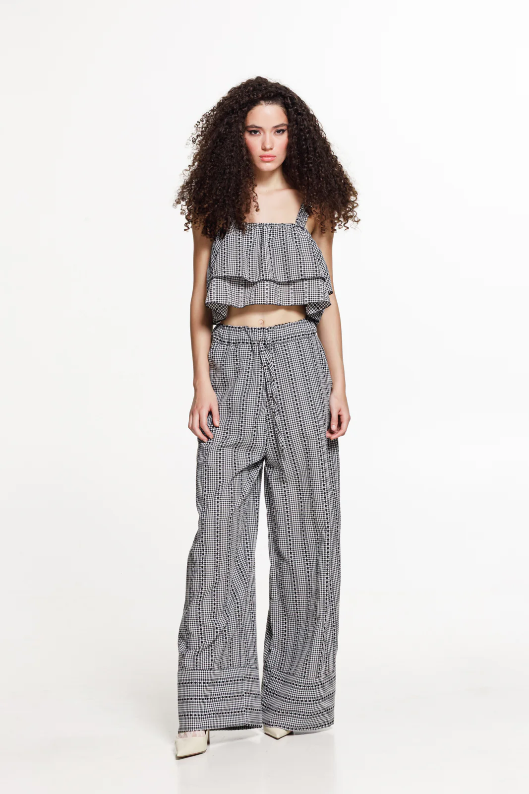Pilan Pants Plaid Black - Image 3