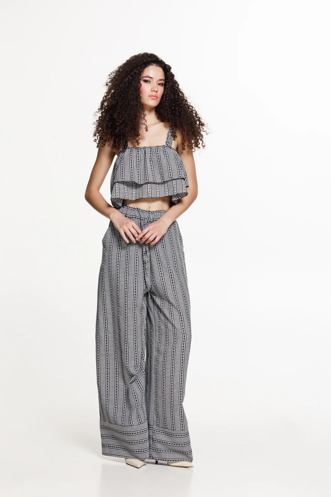 Pilan Pants Plaid Black - Image 5