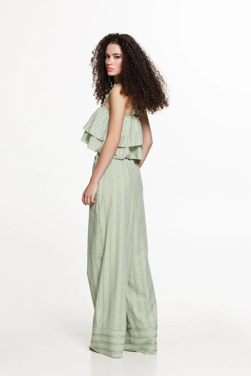 Pilan Pants Plaid Green - Image 4
