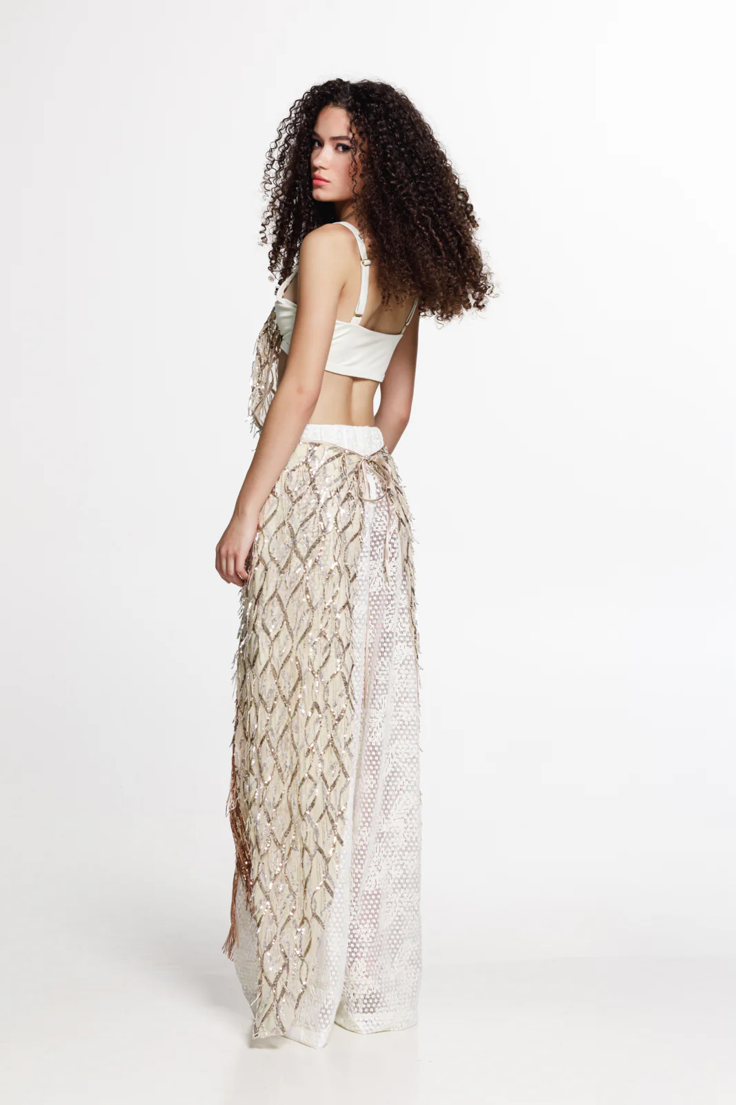 Raida Apron Dress Caramel - Image 4