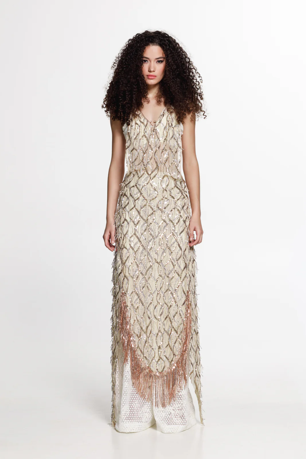 Raida Apron Dress Caramel - Image 5