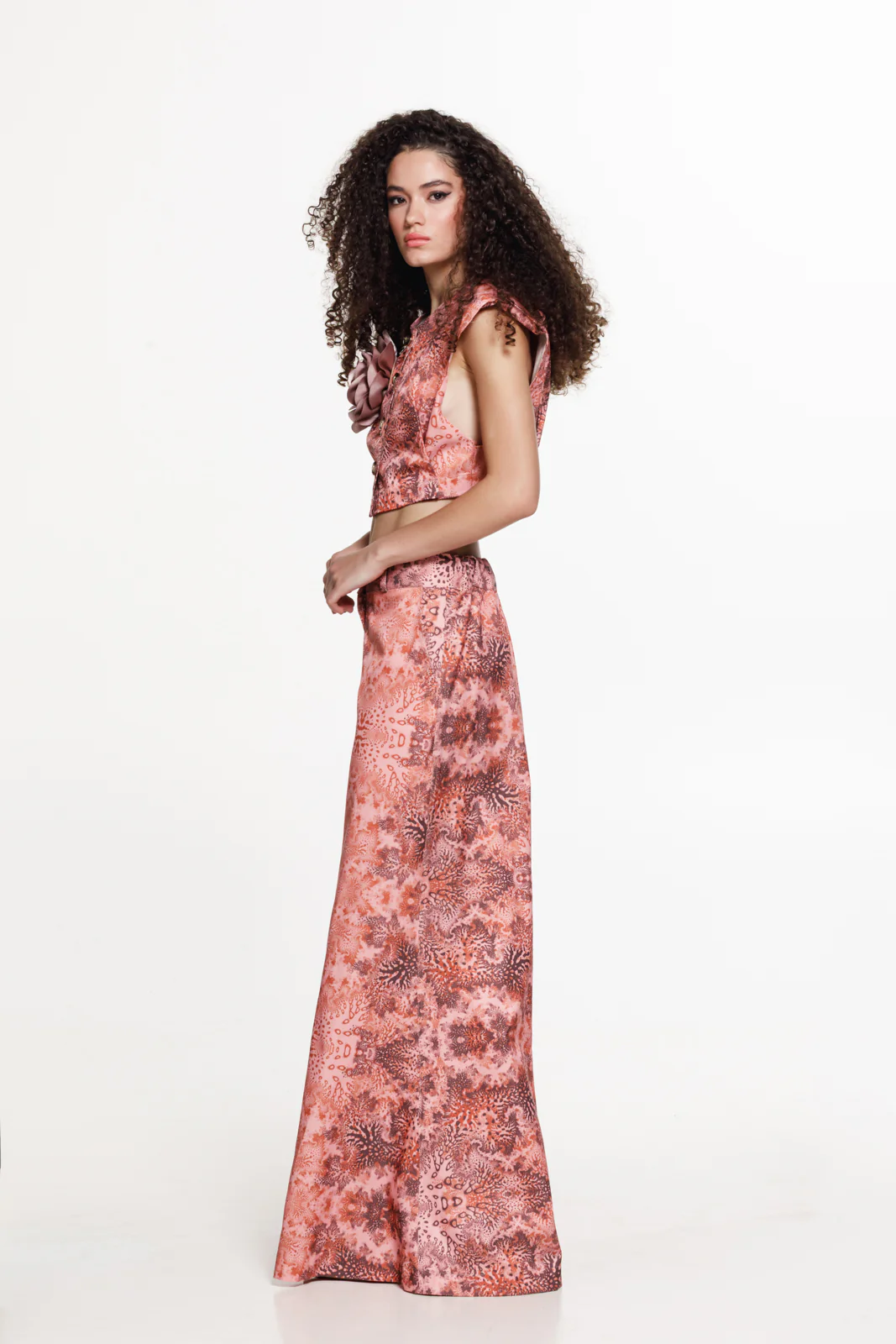 Raisa Pants Printed Coral - Image 3
