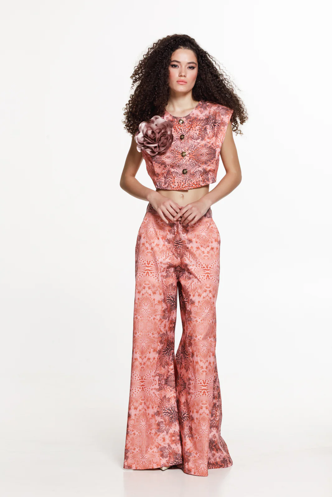 Raisa Pants Printed Coral - Image 4