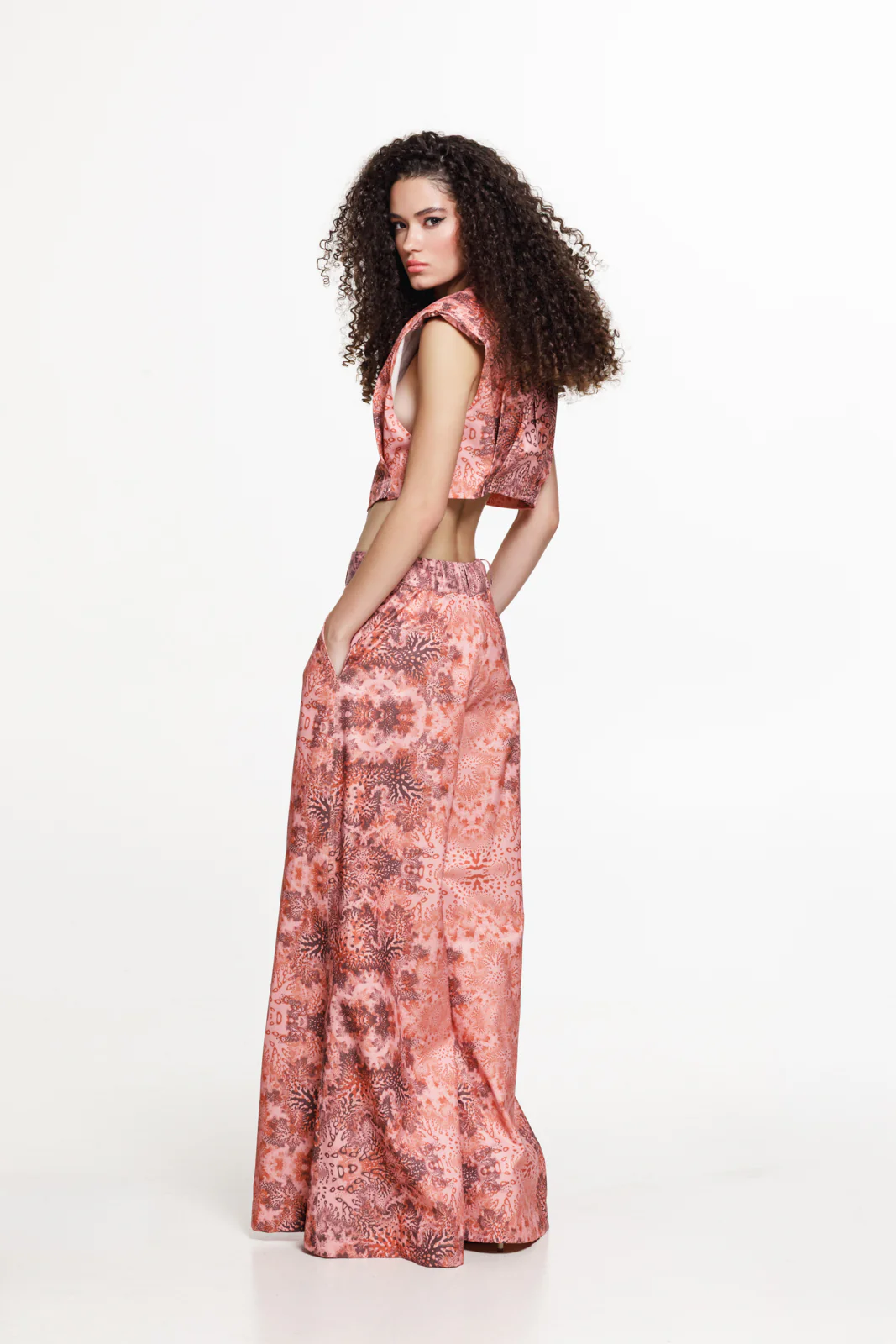 Raisa Pants Printed Coral - Image 5